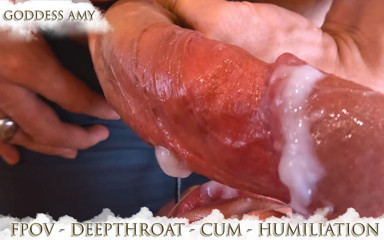 CoupleHart: Amy perspective - umiliazione fpov pompino appiccicoso sborrata