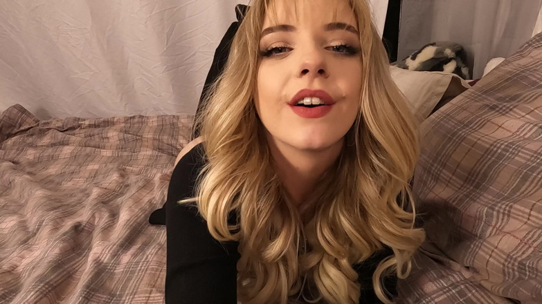 Blonde Gabie: Sudut pandangan pertama Biarkan saya mengusapnya