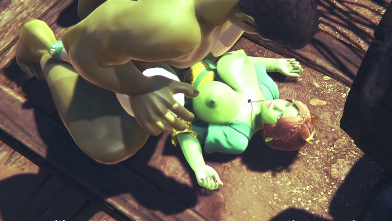 Wraith ward: La princesse Fiona se fait baiser par hulk