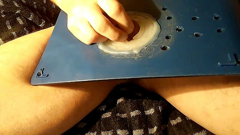 Ballspanking: I casually play with my balls for an hour and...
