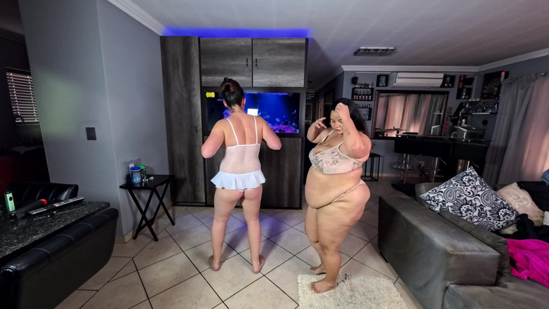 coloredfp: BBW und molliges tanzen in dessous und Twerking-zusammenstellung