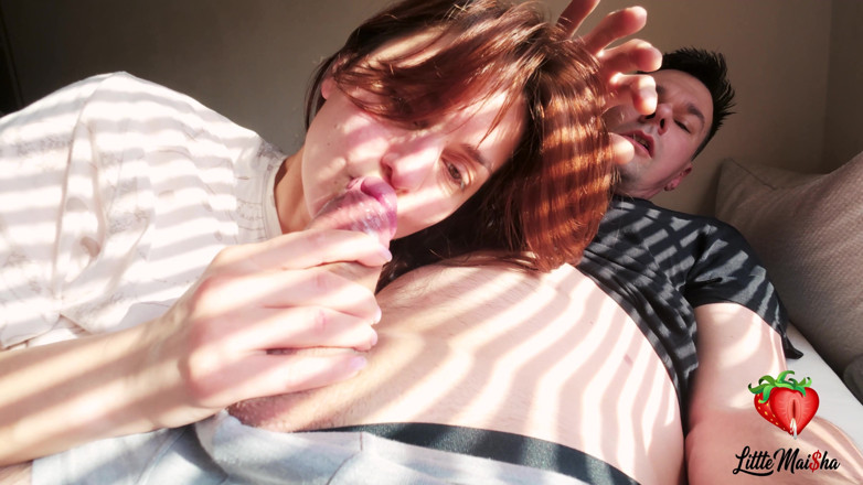 LittleMaisha: Am Morgen Mit Reichlich Samenerguss, Spuckte Sie Statt Zu Schlucken...