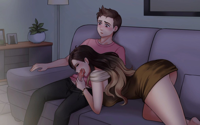 Erotic Games NC: Tareas de la casa # 17: Mi stepaunt milf me chupó durante...