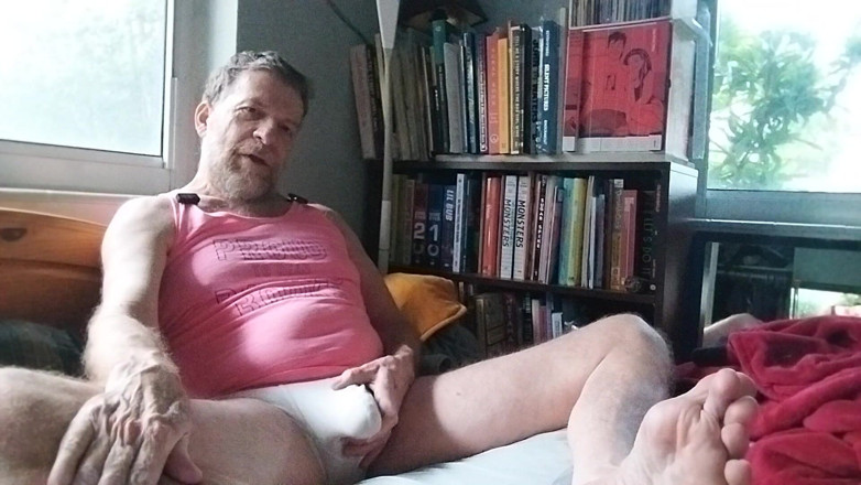 Hairyartist: Entraînement à la bibliothèque avec compte à rebours des pieds et du...