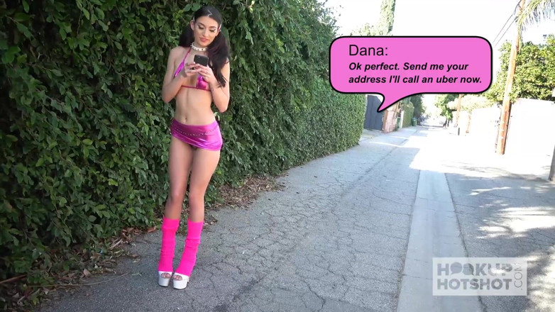 Hookup Hotshot: Cô bé tóc nâu gầy dana wolf bị phá hủy...