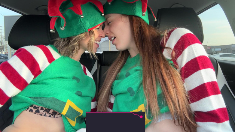 Serenity Cox: Des elfes excités jouissent au volant avec des vibromasseurs télécommandés...
