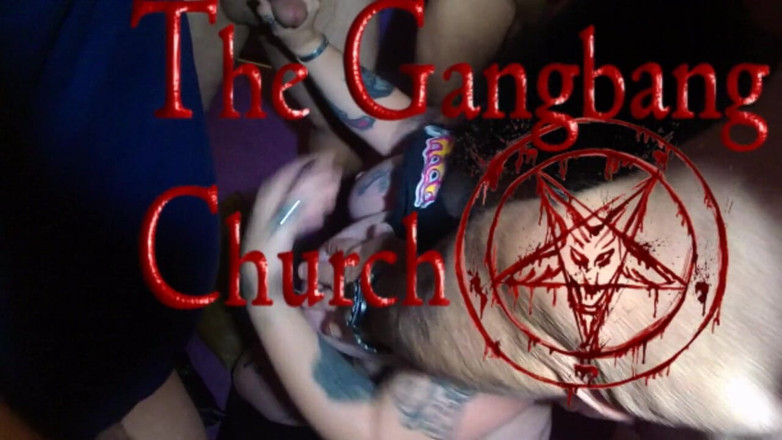The Gangbang Church: Le premier gangbang de Bad Girl Lynn à l’église de gangbang