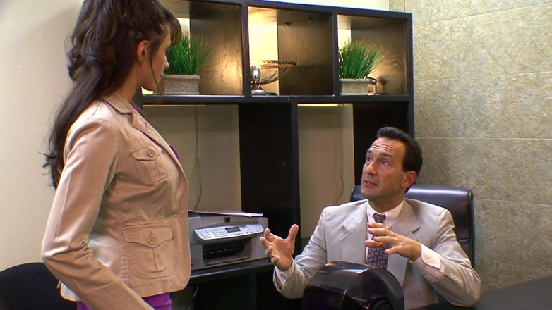 Content Candy: Nadšené dámy v kanceláři mají skupinový sex v práci - 2 scény...