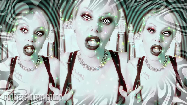 Goddess Misha Goldy: Spiralige umprogrammierung! Du bist meine sinnlose Schöpfung!