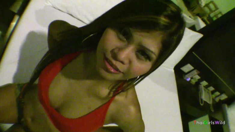 Thai Girls Wild: Dumping a white load inside of Thai pussy