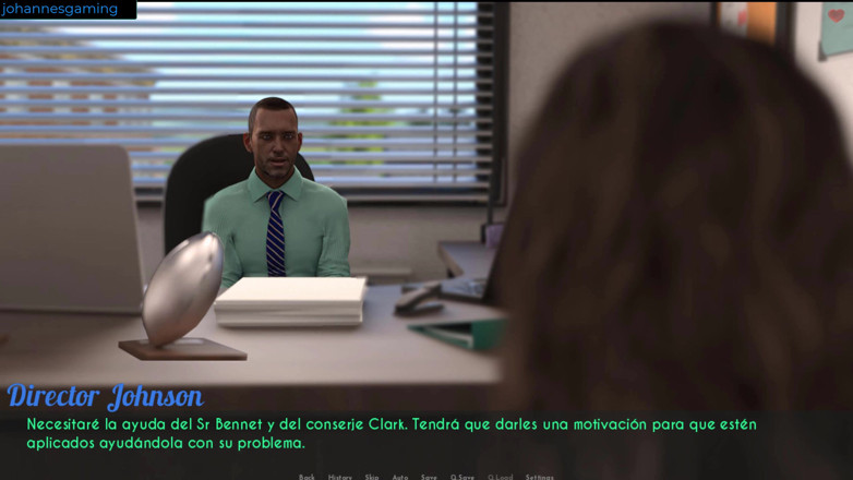Johannes Gaming: Awam - Sr. Bennet se folla a Sophia sobre la mesa