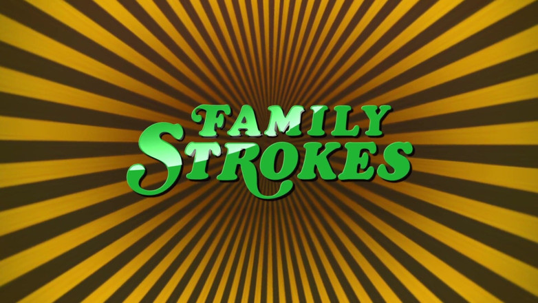 Family Strokes: Roztomilá nevlastní sestra kouří nevlastního bratra na gauči