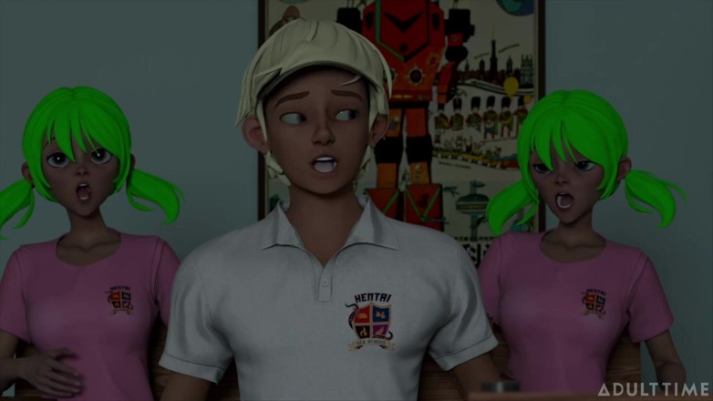 Hentai Sex School: Hentai Sex College odcinek 5 - wielki kutas student imponuje mamuśce dyrektor...
