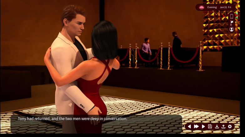 Johannes Gaming: Whispers of Desire 23, Sarah und Neil wurden auf der Tanzfläche...