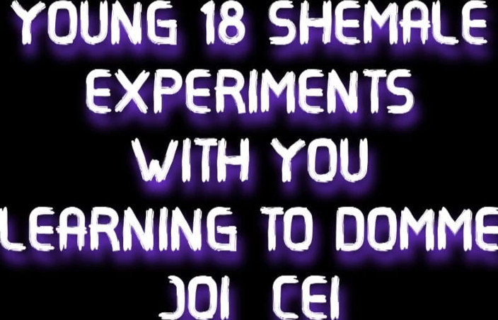 Shemale Domination: POUZE AUDIO - Mladá 18 shemale experimentuje s vámi, když se učíte...