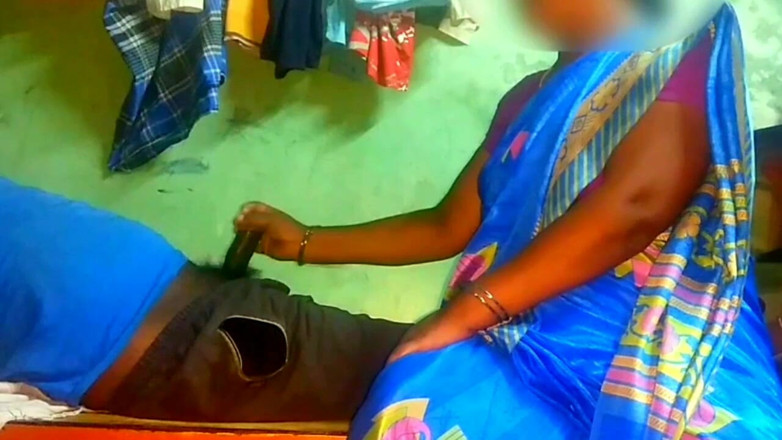 Desi Sathiya: Indische huisvrouw tante Blowjop