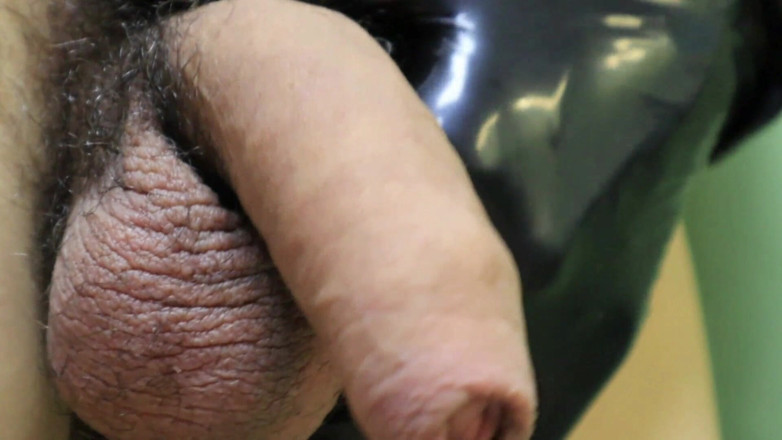 SEXY_GUYBEST: Großer harter schwanz, nahaufnahme, wichsen mit handschuhen