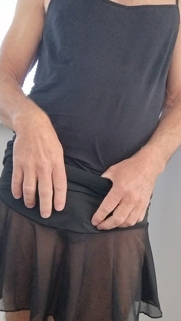 dragontrainer5: Tranny Crossdresser mengusik dalam pakaian dalam hitam