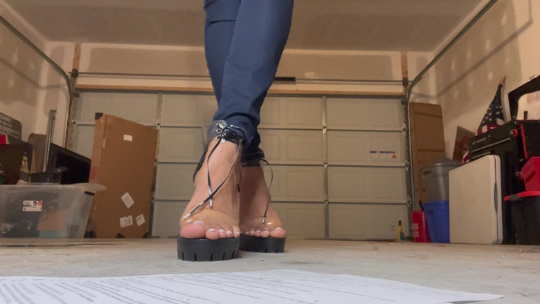 Mya Mula Goddess: Basement Foot Slave Cuck
