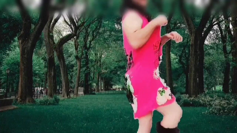 Kitty_Cross: Park, danseur sexy, trans, homme à travesti
