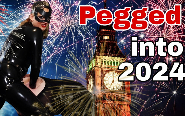 Training Zero: Pegged do 2024 femdom otrok pegging strapon v latexové kombinéze