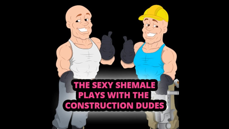 Gaypornaudio: The Sexy Shemale brinca com os caras da construção