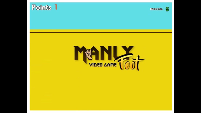 Manlyfoot: Manlyfoot - jeu d'arcade 8bit rétro - jouez en tant que mon pied...