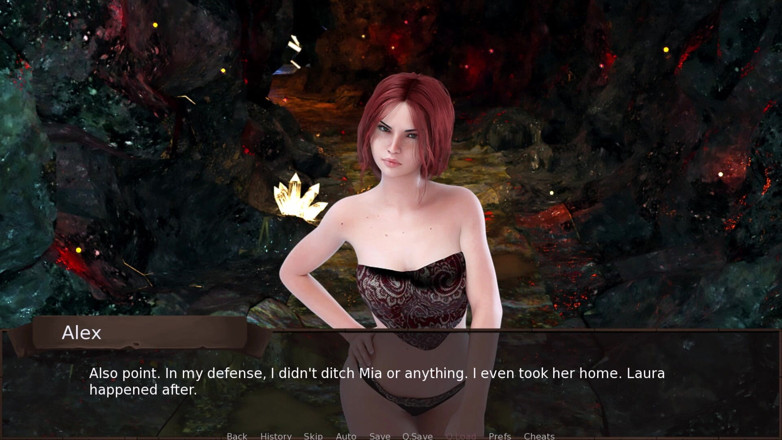 3D Cartoon Porn: Saison d’amour 9 : Alex-Nina, seins nus dans les cavernes