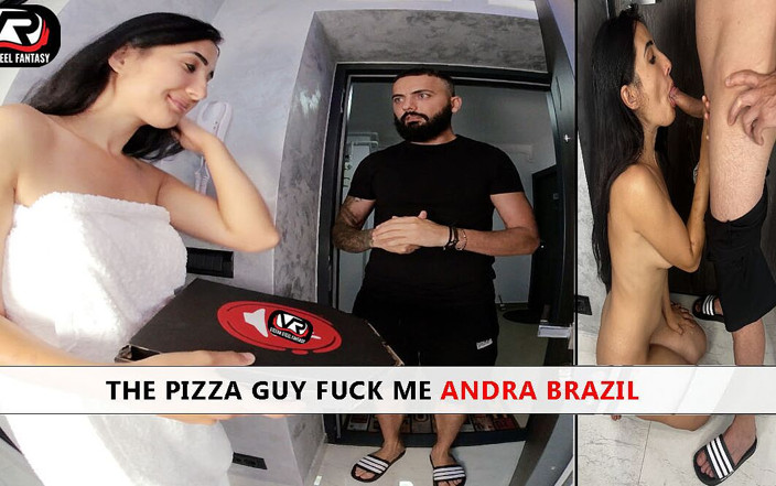 VR PORN: Доставка піци з Andra Brazil
