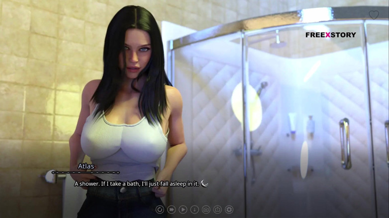 3D Cartoon Porn: The Seven Realms - Wampir Książę Atlas rucha Leyalę pod prysznicem...