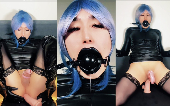 Viper Fierce: Ślini się, Związany, Klatkowy i Zakneblowany Maminsynek Jazda Dildo
