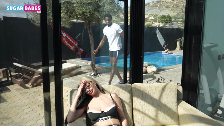 SugarBabesTV: Greek Maid Alina Melaki Interracial BBC Fuck
