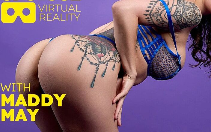Up Close VR: Up Close VR - Tattooed Brunette Maddy May Sucks &amp; Titty Fucks...