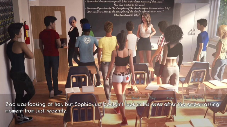 Johannes Gaming: AWAM n ° 54 Sophia est à moitié nue pendant sa séance