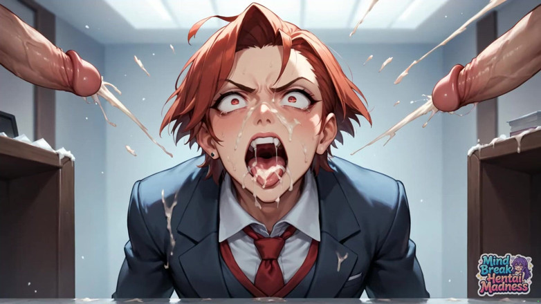 Mind Break Hentai Madness: Mente rompe la locura mental orgía de triple penetración en...