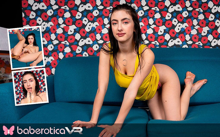 Baberotica VR: 新しい巨乳の女の子イッツィのケツの穴のための巨大なディルド