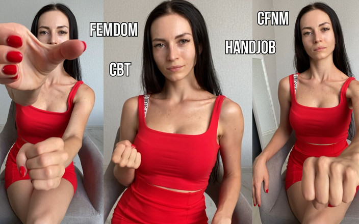 Princess Monica: Dominação feminina Punheta Roleplay, CBT, CFNM, POV