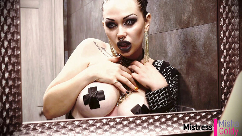 Goddess Misha Goldy: Після того як ти кінчиш мені в рот - я отримаю твоє життя! Інструкція з дрочки