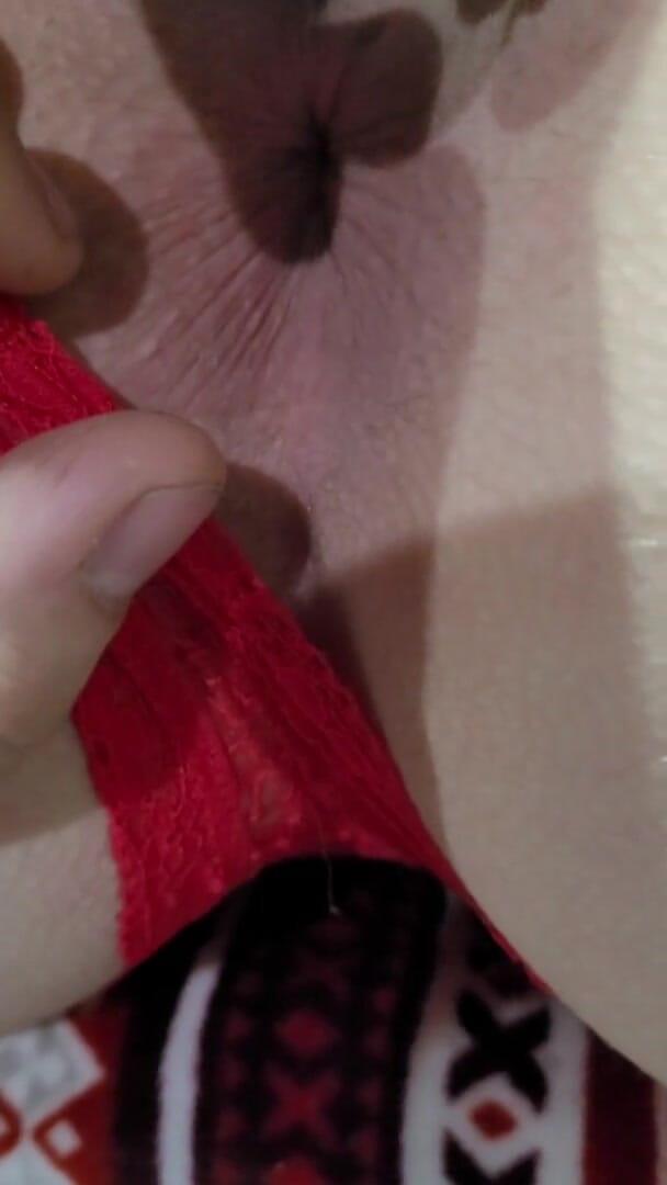 Mimiandevan: Cewek sange ini lagi asik fingering lubang pantatnya sampai orgasme -...