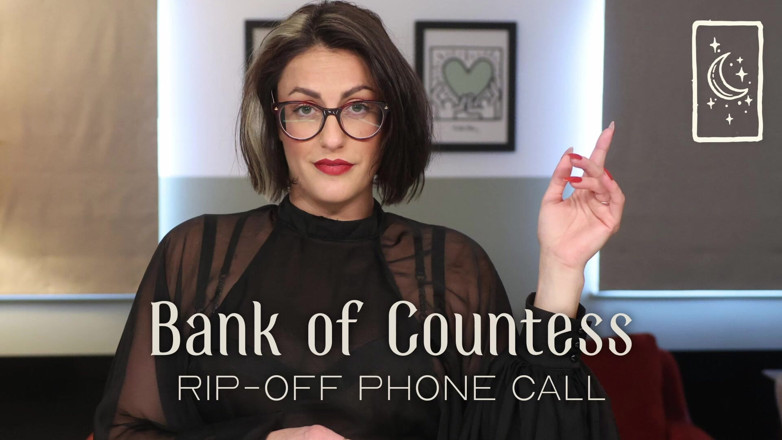 Countess diamond: Panggilan telepon Dari Bank of Countess Diamond - findom