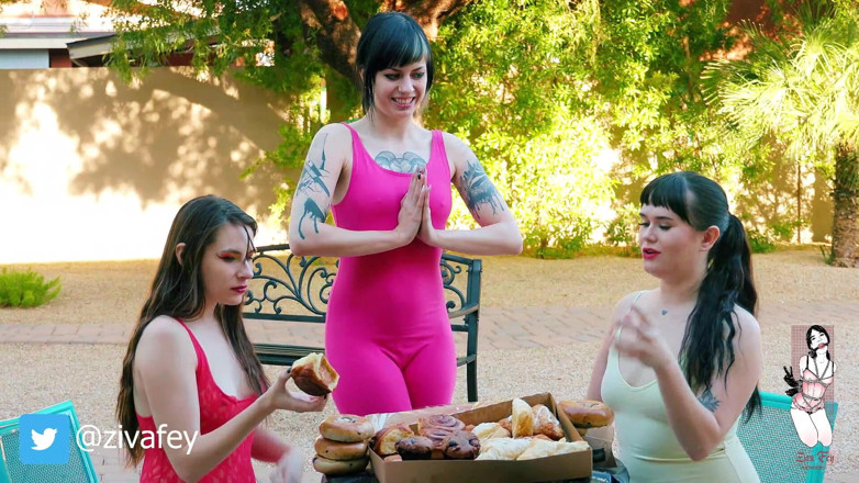 Ziva Fey: Ziva fey - wam bratty femdom сніданок з Larzstord і Ruby Vuitton