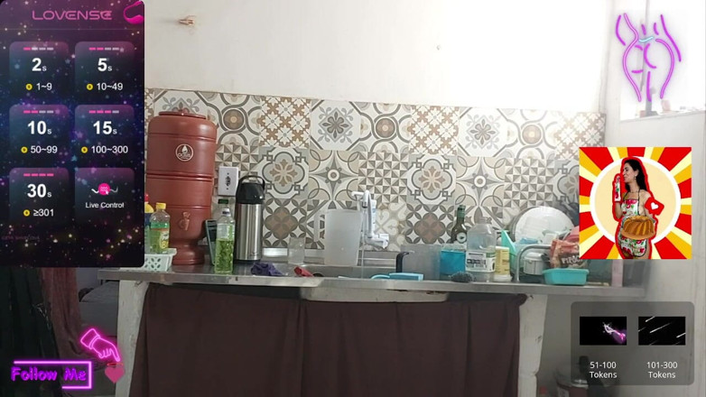 Renatinharj: Sesso bollente in cucina con il piccolo Vanessinha Mike