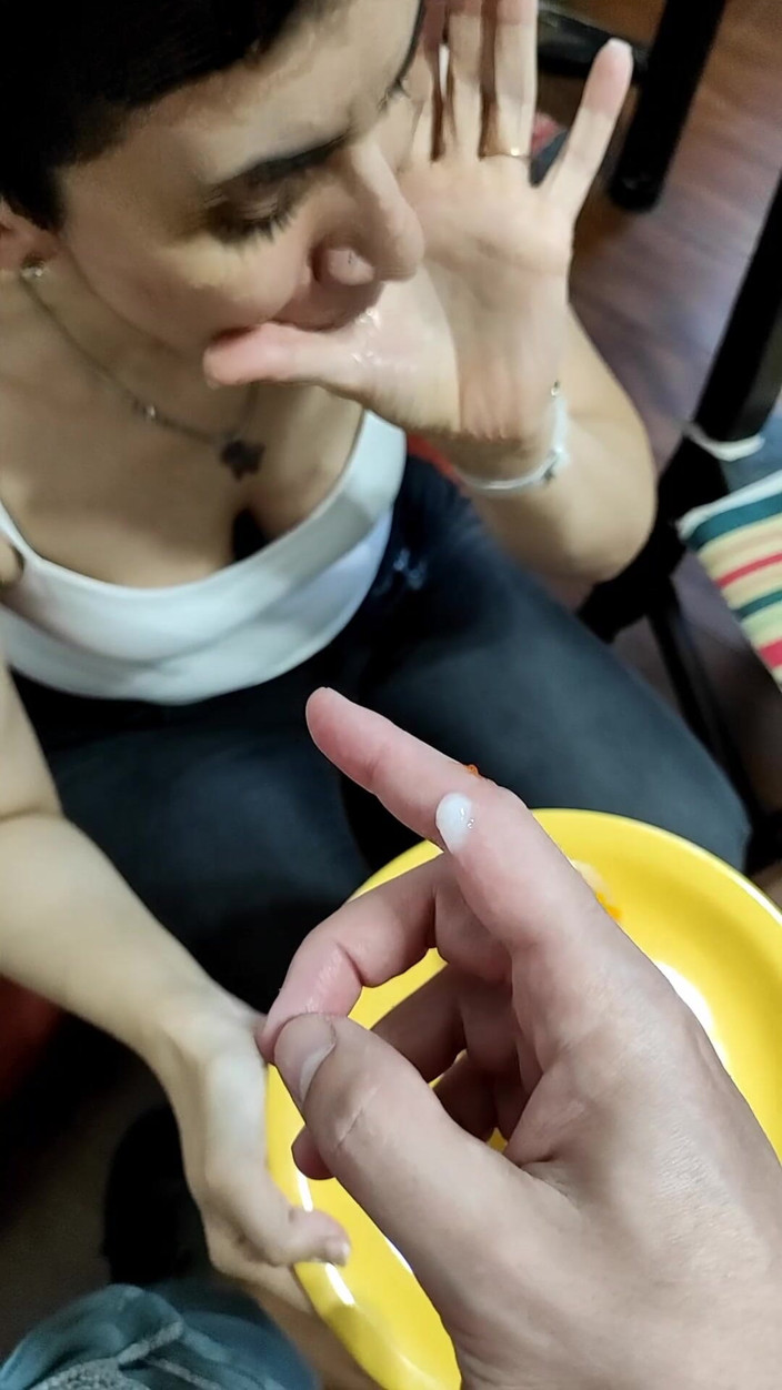 TheArtOfCum: 快！在她的法兰克福口交和射精！（和黑色牛仔裤）