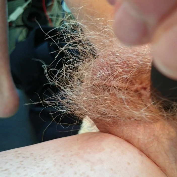 Redhairy4u: Ngecrot kontol kecil