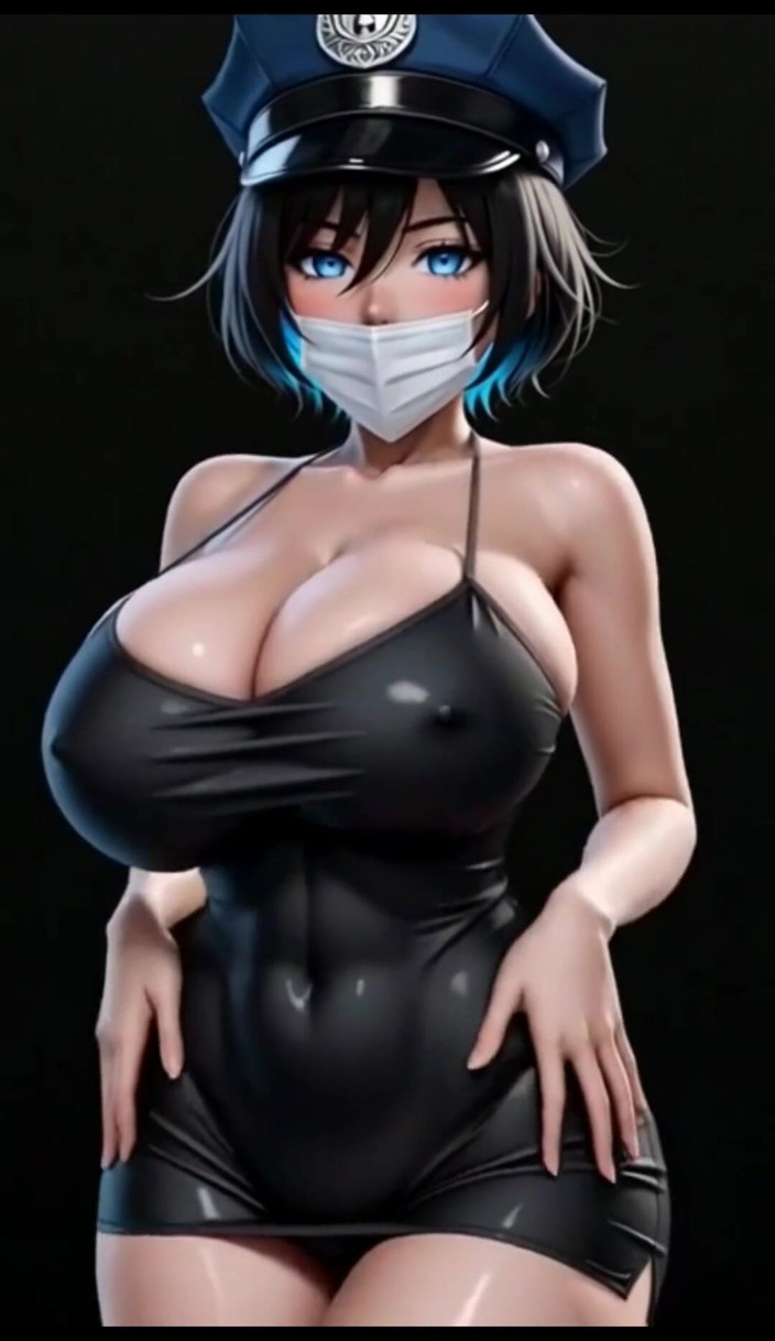 Hot girl dancing: Nur ein polizist hüpft auf arsch, ai animation