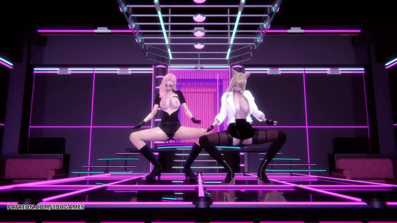 3D-Hentai Games: Quinta harmony - ne vale la pena Ahri Seraphine sexy spogliarello 4K