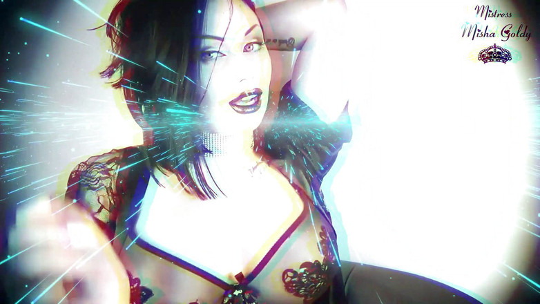Goddess Misha Goldy: Môi đen với JOI