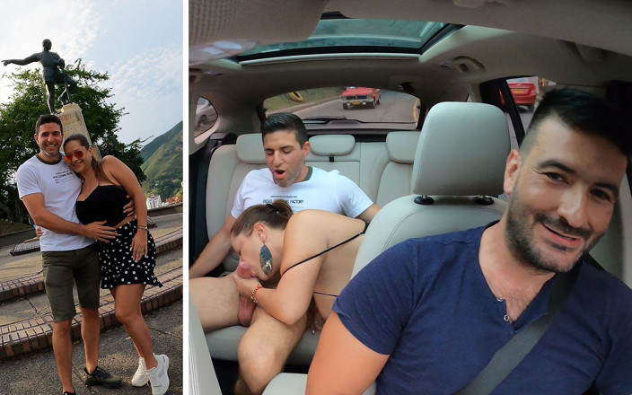 Antonio Mallorca: Extremo sexo no carro com rabuda colombiana milf pega na...