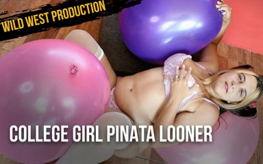 WildWestProduction: College flicka Pinata Looner