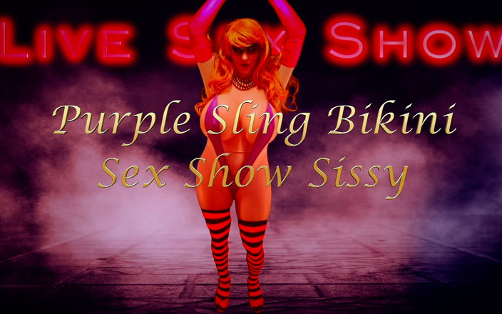 Juggsy-Ho-Doll: Purple Sling Bikini Show, Tapette